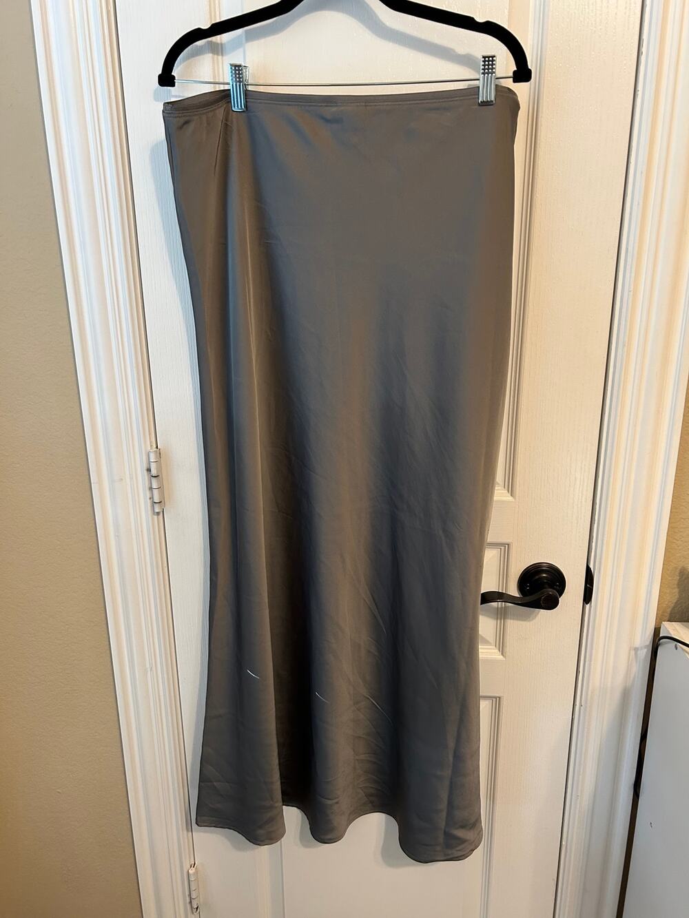 A New Day Silky Satiny Maxi Skirt XL